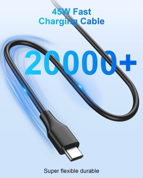 INEXEWOC Laptop USB Type C Charger 45W Compatible with hp chromebook/Spectre X360, Lenovo ThinkPad/Yoga, Dell Chromebook/Latitude, Acer, Asus, Samsung, Google Series Universal Chromebook