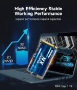 KingSpec 128GB M.2 2242 SSD PCIe 3.0 up to 3500MB/s, M.2 NVMe Gen 3x4 3D NAND SSD Compatible with Desktop and Laptop (128GB) - Image 4