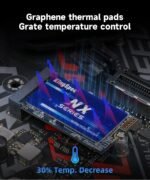 KingSpec 128GB M.2 2242 SSD PCIe 3.0 up to 3500MB/s, M.2 NVMe Gen 3x4 3D NAND SSD Compatible with Desktop and Laptop (128GB) - Image 3
