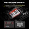 KingSpec NT Series 2TB M.2 2242 SATA SSD Not Compatible with NVMe Socket, Sata3 6Gb/s Internal SSD for Ultrabook & Laptop & Desktop