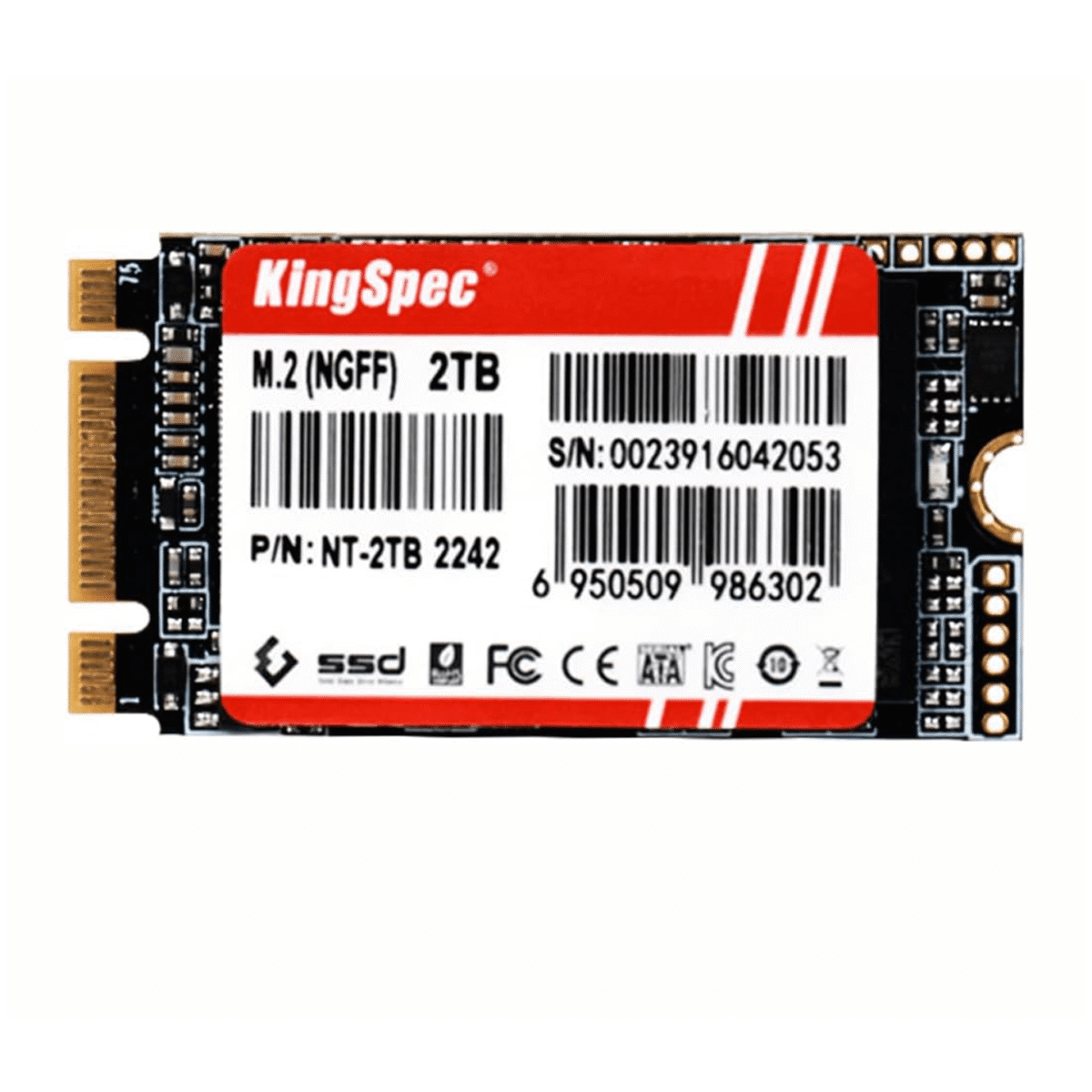 KingSpec NT Series 2TB M.2 2242 SATA SSD Not Compatible with NVMe Socket, Sata3 6Gb/s Internal SSD for Ultrabook & Laptop & Desktop - Image 2
