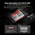KingSpec NT Series 2TB M.2 2242 SATA SSD Not Compatible with NVMe Socket, Sata3 6Gb/s Internal SSD for Ultrabook & Laptop & Desktop - Image 7