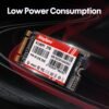 KingSpec NT Series 2TB M.2 2242 SATA SSD Not Compatible with NVMe Socket, Sata3 6Gb/s Internal SSD for Ultrabook & Laptop & Desktop