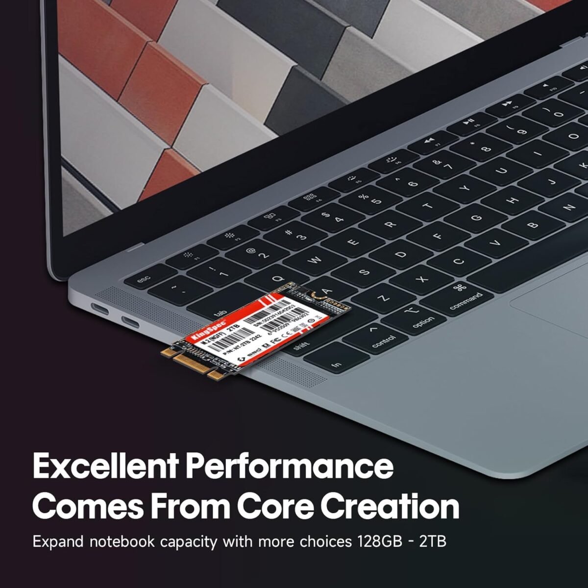 KingSpec NT Series 2TB M.2 2242 SATA SSD Not Compatible with NVMe Socket, Sata3 6Gb/s Internal SSD for Ultrabook & Laptop & Desktop - Image 3