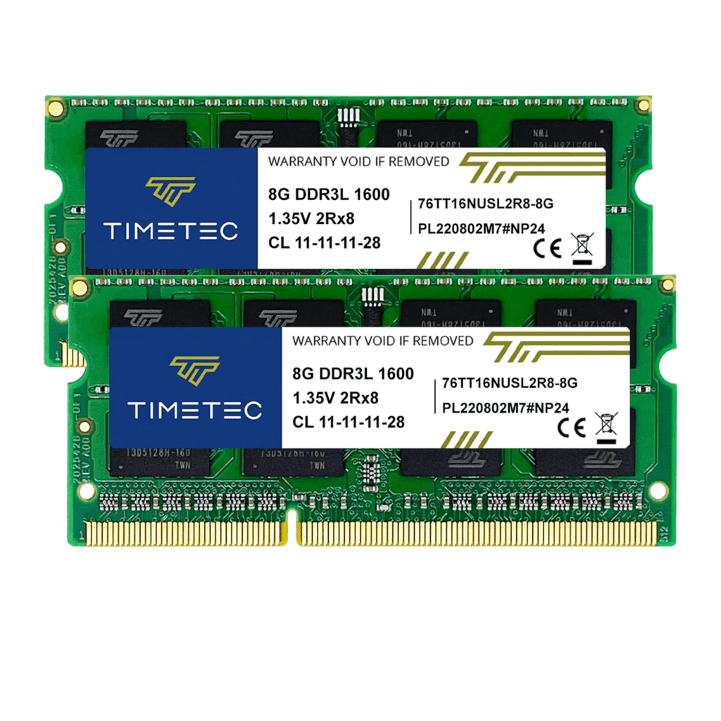 Timetec 16GB KIT(2x8GB) DDR3L/DDR3 2Rx8 …