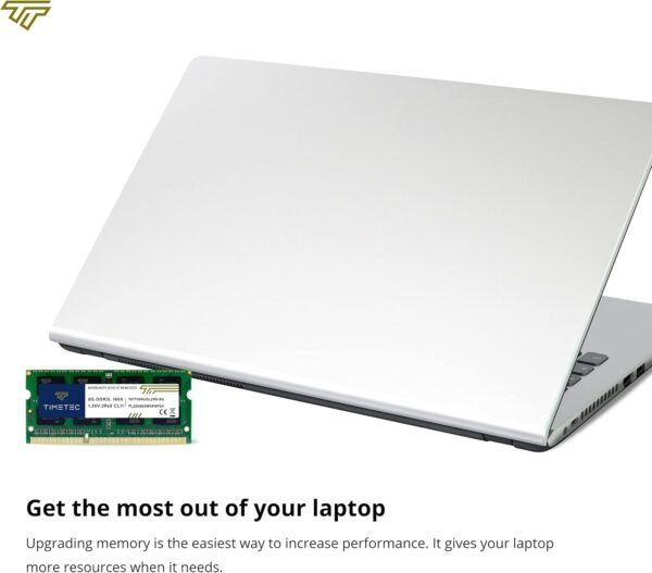 Timetec 16GB KIT(2x8GB) DDR3L/DDR3 2Rx8 Dual Rank 204 Pin SODIMM Laptop/Notebook RAM 1600MHz(DDR3L-1600) PC3L-12800 Non-ECC Unbuffered 1.35V/1.5V CL11