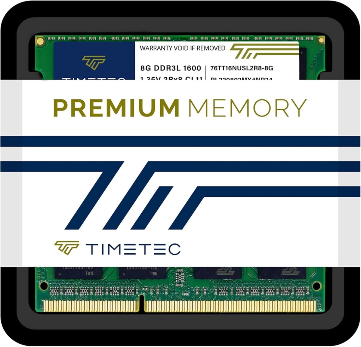 Timetec 16GB KIT(2x8GB) DDR3L/DDR3 2Rx8 Dual Rank 204 Pin SODIMM Laptop/Notebook RAM 1600MHz(DDR3L-1600) PC3L-12800 Non-ECC Unbuffered 1.35V/1.5V CL11 - Image 5