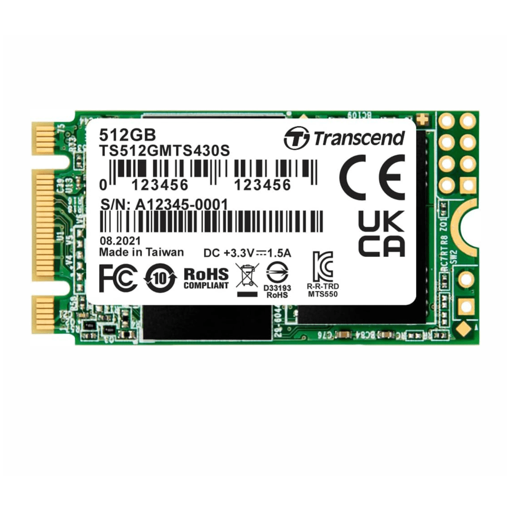 Transcend 512GB M.2 2242 SATA III SSD Co…