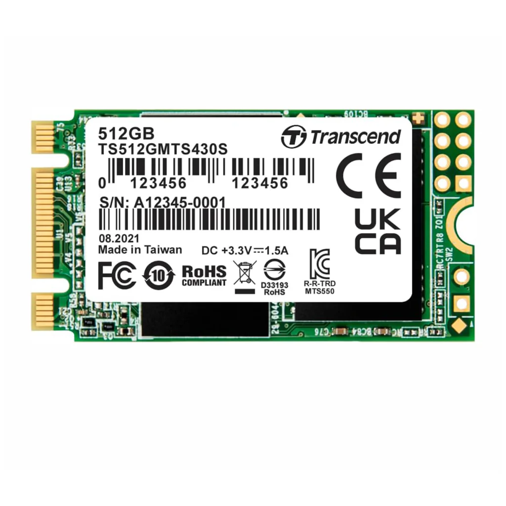 Transcend 512GB M.2 2242 SATA III SSD Co…