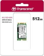 Transcend 512GB M.2 2242 SATA III SSD Compatible Ultrabook Laptop / PC Desktop Up to 560MB/s Dram Cache 3D TLC NAND Flash Internal SSD, LDPC Error Correction, SLC Cache, B+M Key - Image 2