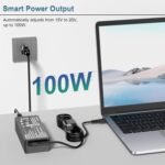 100W Fast PD 3.0 Type C Power Adapter with 6.6ft Cable, Universal Compatible with Lenovo Thinkpad HP MacBook Dell Asus Acer and All USB-C Device - Image 7