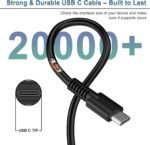 100W Fast PD 3.0 Type C Power Adapter with 6.6ft Cable, Universal Compatible with Lenovo Thinkpad HP MacBook Dell Asus Acer and All USB-C Device - Image 6