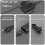 YOXYDIF 65W 45 Watt AC Adapter USB C Compatible with Dell Latitude 5420 7420 5540 5440 3540 7440 5450 5430 5520 5530 7430 E5430 - Image 5