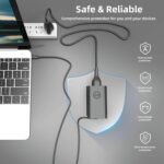 YOXYDIF 65W 45 Watt AC Adapter USB C Compatible with Dell Latitude 5420 7420 5540 5440 3540 7440 5450 5430 5520 5530 7430 E5430 - Image 4