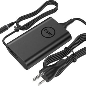 65W  LA65NM130 19.5V 3.34A AC Adapter 7.4 * 5.0mm Compatible with dell Latitude 5400 5480 5490 5590 5290 E5470, 7480 7490 E7250 7290 Laptop Charger