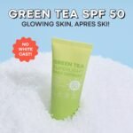 TONYMOLY Chok Chok Green Tea Watery Sunscreen SPF 50+ PA++++ - No White Cast, Lightweight Korean Face Moisturizer with Niacinamide & Hyaluronic Acid - Hydrating & Non-Greasy - 1.69 fl. oz. - Image 8
