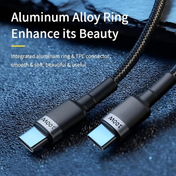 USB-C to USB-C Fast Charger Cable – USB-IF Certified, 480Mbps, 1M