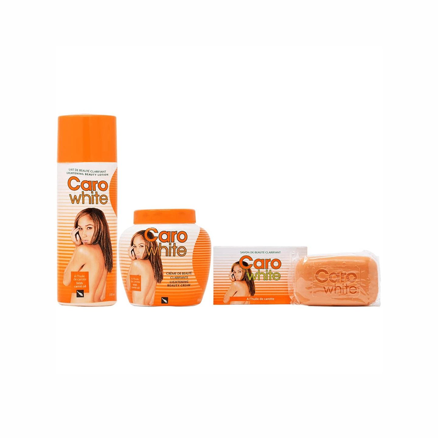 Caro White Set of 3 Lotion10.14oz