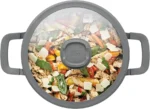 BergHOFF LEO STONE Cast Aluminium Saucepan Non-Stick With Lid Size 24x11 cm - Image 6