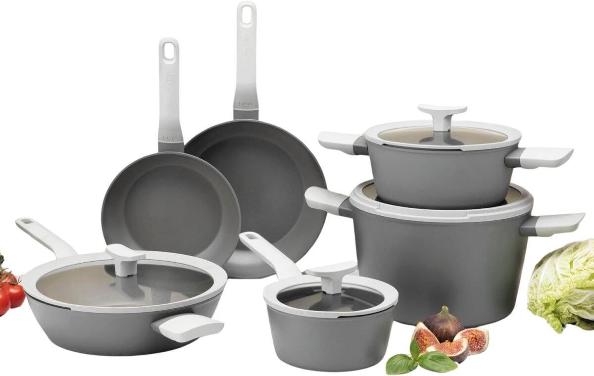 Berghoff Leo 10Pc Ceramic Cookware Set - Image 11