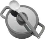 BergHOFF LEO STONE Cast Aluminium Saucepan Non-Stick With Lid Size 24x11 cm - Image 4