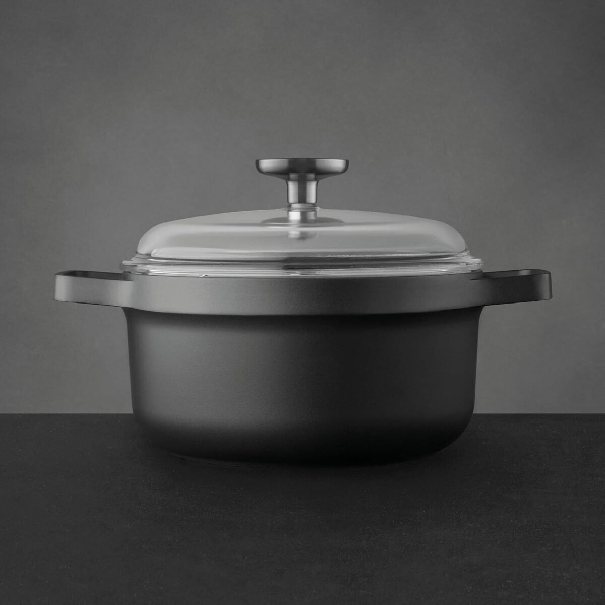 Berghoff GEM Nonstick 8" 3qt Stockpot with Glass Lid - Image 3