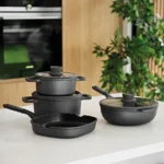 BergHOFF LEO STONE Cast Aluminium Saucepan Non-Stick With Lid Size 24x11 cm - Image 3